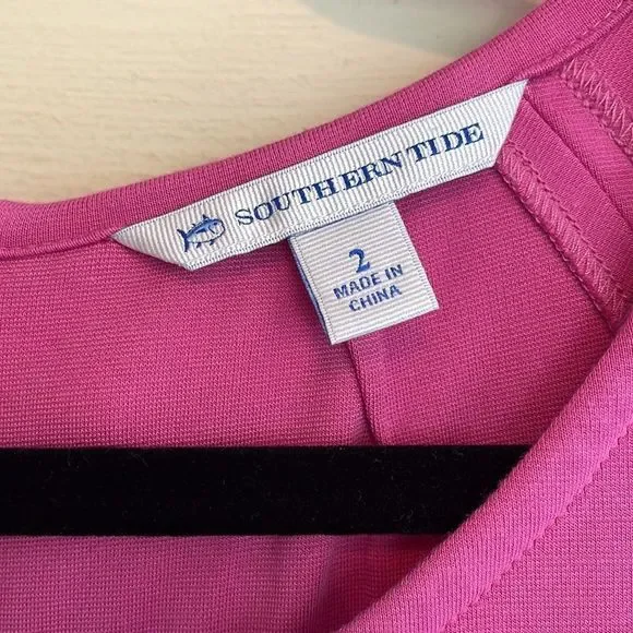 Southern Tide Phlox Pink Dress size 2 - Picture 4 of 5